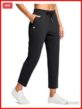Petite Ankle Pants with 2 Deep Pockets, 24"-26" Inseam